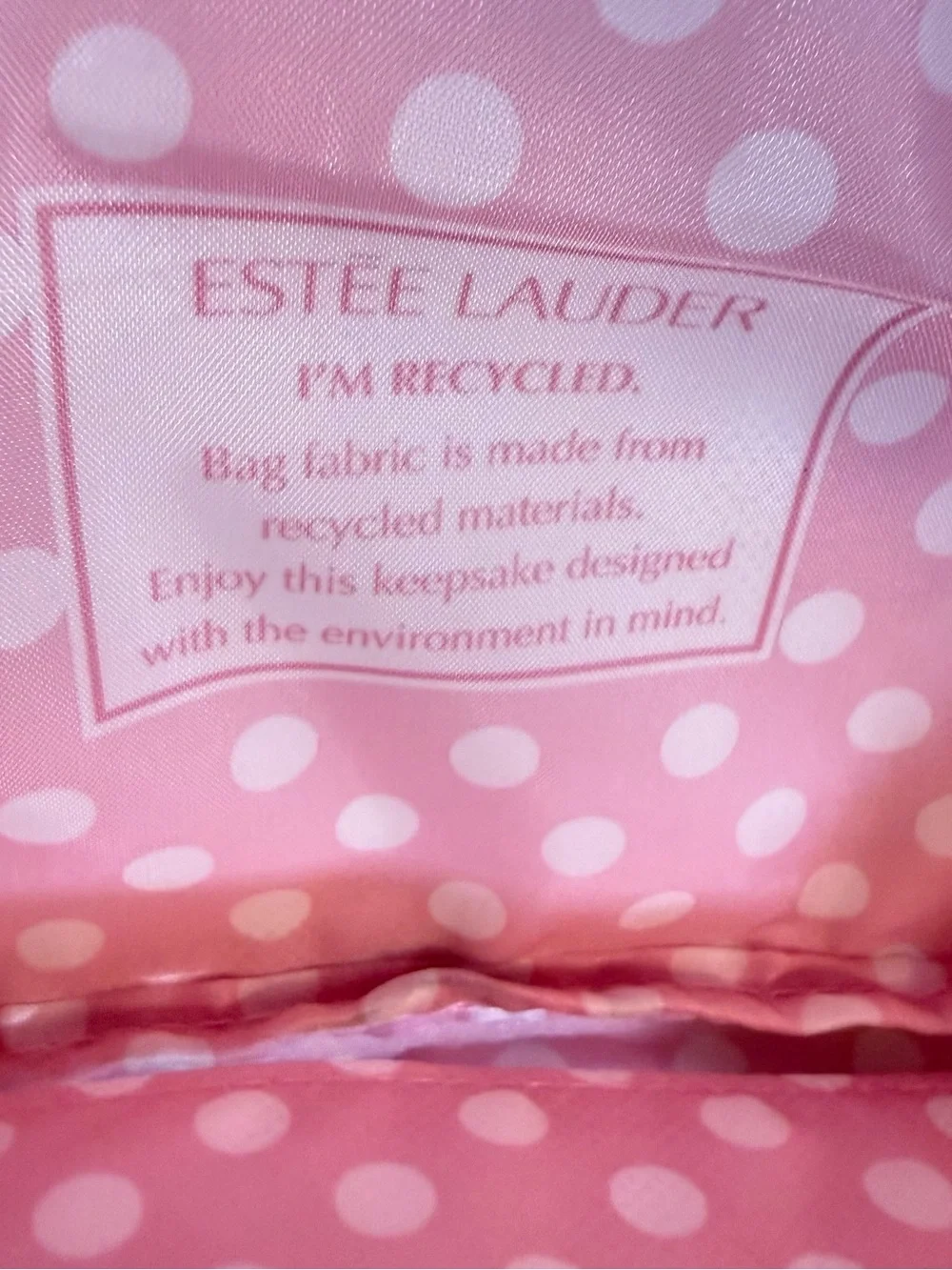 Estée Lauder exclusive Travel Cosmetics Makeup Bag Pink Comic Book Design